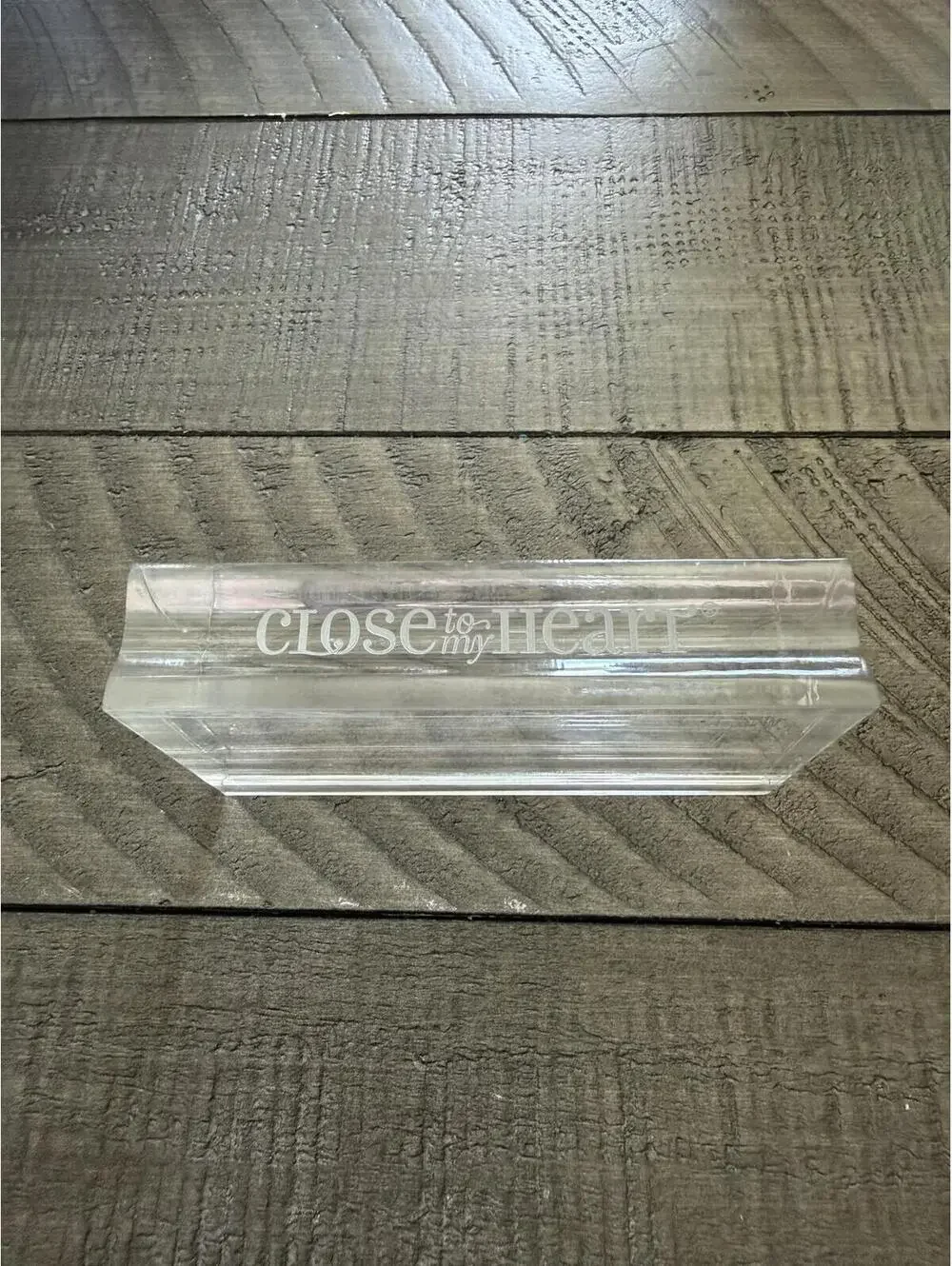 Close To My Heart acrylic stamp block 2x3.5 inches BN990721
